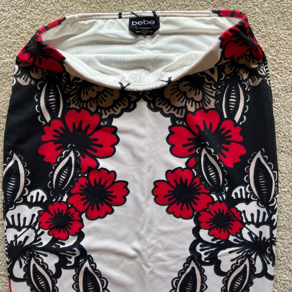 Bebe Floral Skirt - Size XS - Picture 3 of 6